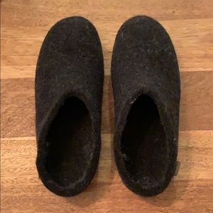 Glerups Charcoal slippers